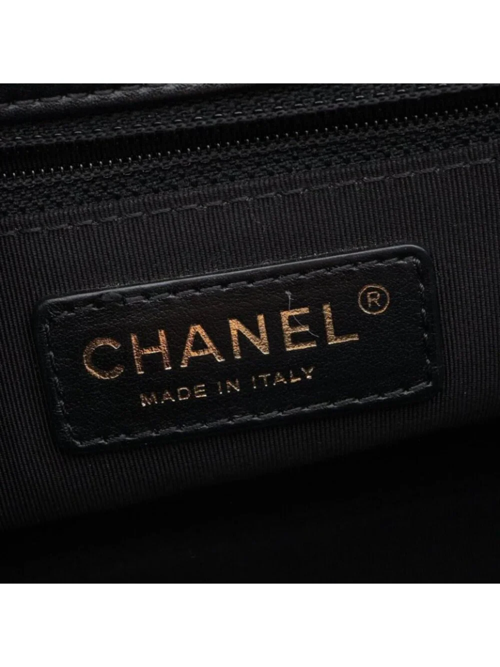 Chanel Shoulder Bag Quilted Black Leather Chain